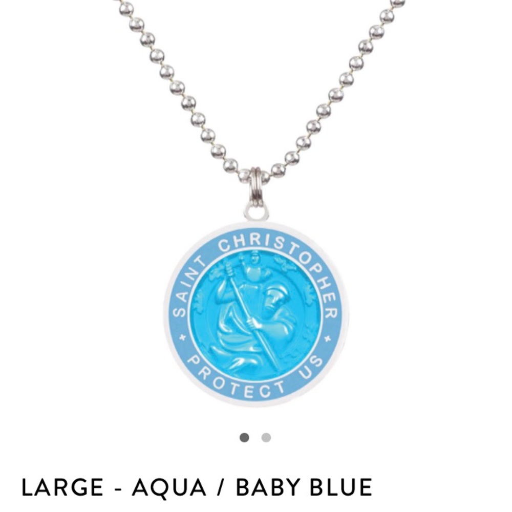 Get back necklaces Saint Christopher necklace